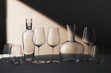 the Jancis Collection is the result of a truly collaborative cross-disciplinary partnership between the celebrated product designer Richard Brendon and world-renowned wine expert Jancis Robinson, OBE, MW.