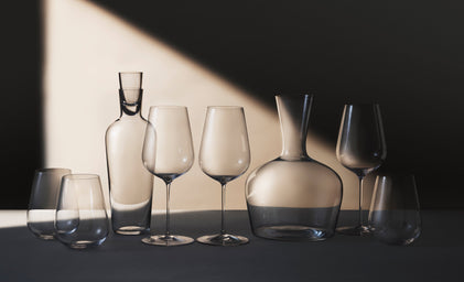 the Jancis Collection is the result of a truly collaborative cross-disciplinary partnership between the celebrated product designer Richard Brendon and world-renowned wine expert Jancis Robinson, OBE, MW.