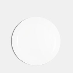 White Coupe Side Plate (24cm)