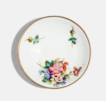 Coalport Saucer, c.1840 and Gold Reflect Teacup