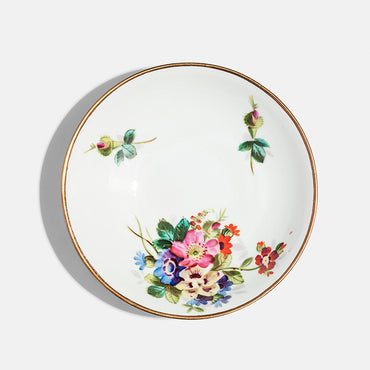 Coalport Saucer, c.1840 and Gold Reflect Teacup