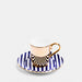 Superstripe Gold Espresso Cup & Saucer