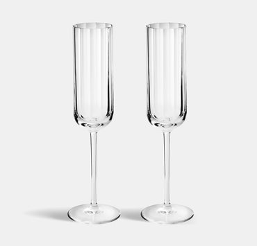 Fluted Champagne Flute (Set of Two)