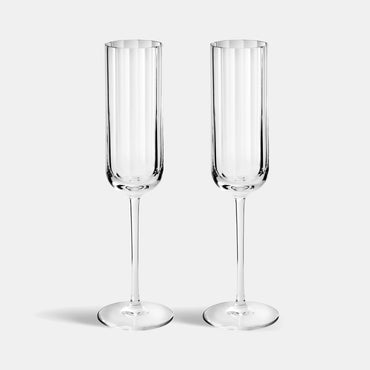 Fluted Champagne Flute (Set of Two)