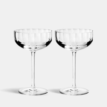 Fluted Small Coupe (Set of Two)