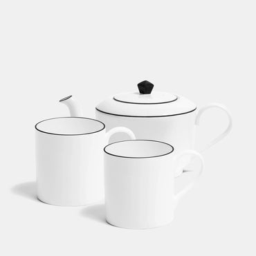 Line Tea for Two with Mugs