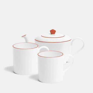 Line Tea for Two with Mugs
