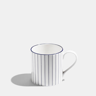 Pinstripe Mug - Cobalt