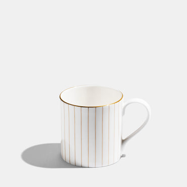 Pinstripe Mug - Gold