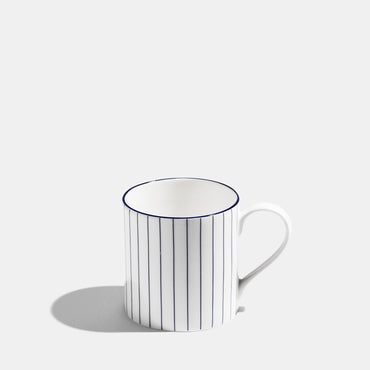 Pinstripe Mug - Cobalt