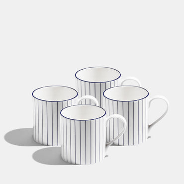Pinstripe Mug - Cobalt