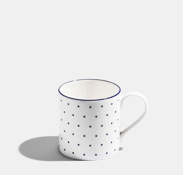 Polka Mug - Cobalt