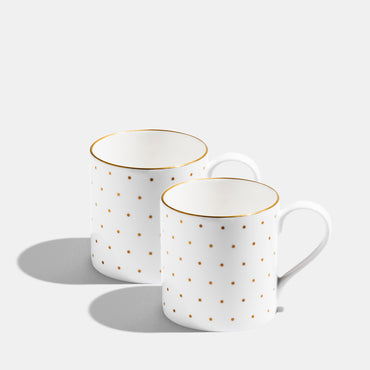 Polka Mug - Gold