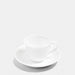 White Teacup & Saucer