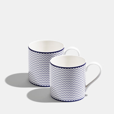 ZigZag Mug- Cobalt