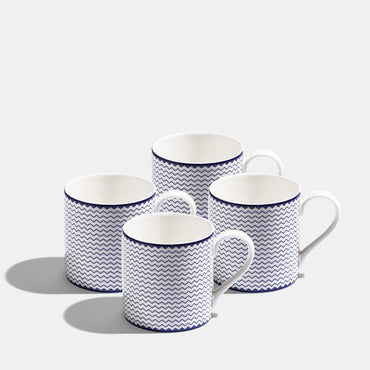 ZigZag Mug- Cobalt