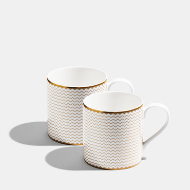 ZigZag Mug - Gold