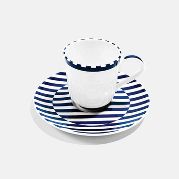 Espresso Cup & Saucer - Superstripe - Discontinued
