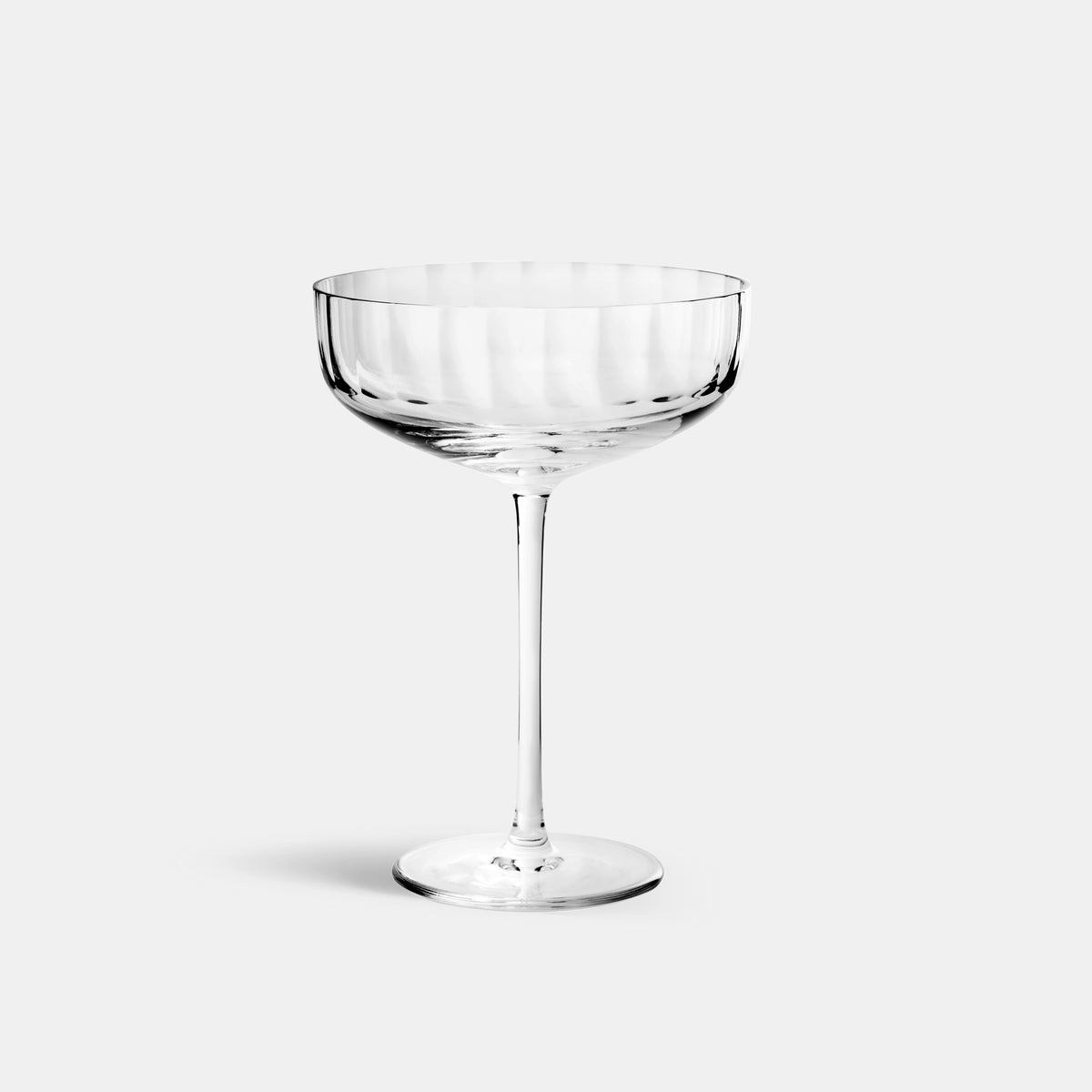 Richard Brendon Cocktail Collection Star Cut Coupe Glass, Set of 2