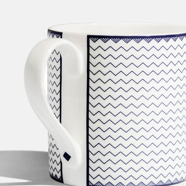ZigZag Mug- Cobalt