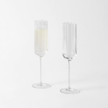 Fluted Champagne Flute (Set of Two)