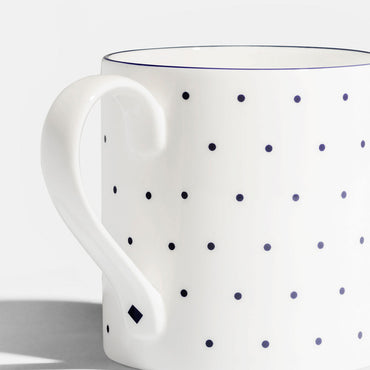Polka Mug - Cobalt