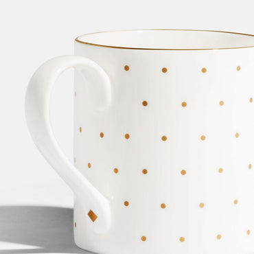 Polka Mug - Gold
