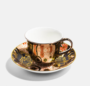 V&A Mythical Beasts Reflect Platinum Teacup and Saucer Set - Discontinued