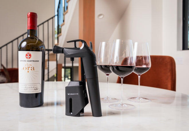 COMPETITION! WIN A SET OF 6 JANCIS ROBINSON WINE GLASSES AND A CORAVIN TIMELESS THREE