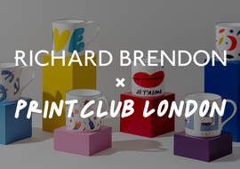 Introducing Richard Brendon x Print Club London | Bone China Mug Collection