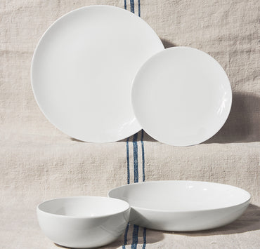 Classic Dinner Set - 16 Piece - White