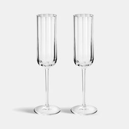 Fluted Champagne Flute (Set of Two)