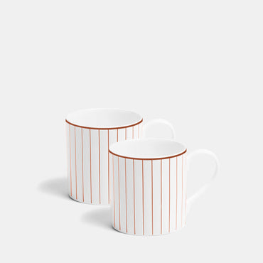 Pinstripe Large Mug - 350ml/12fl oz
