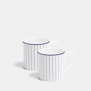 Pinstripe Large Mug - 350ml/12fl oz