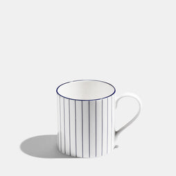 Pinstripe Mug - Cobalt