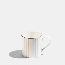 Pinstripe Mug - Gold