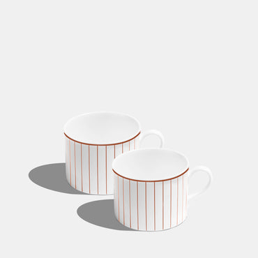 Pinstripe Short Mug - 240ml/8fl oz