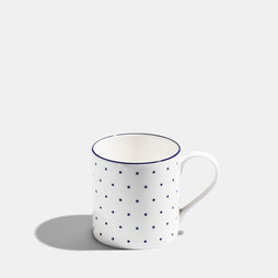 Polka Mug - Cobalt