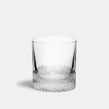 Set of Two Double Old Fashioned Tumblers – Diamond