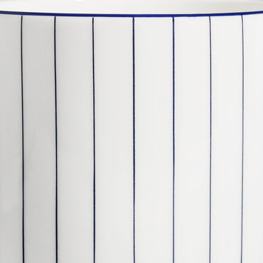 Pinstripe Mug- Cobalt