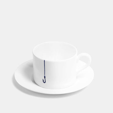 Straight Teacup and Saucer - Hook