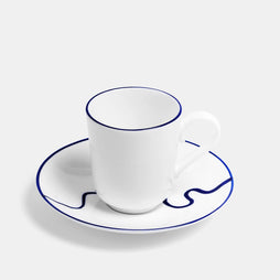 Espresso Cup and Saucer - River