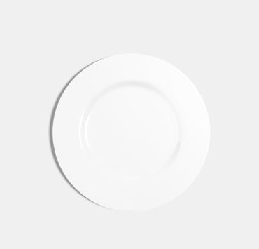Rimmed Medium Side Plate (20cm) - White