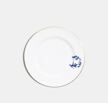 Richard Brendon Fine Bone China Details from Willow 18cm Rimmed Bread and Butter Plate