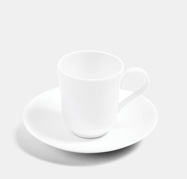 Espresso Cup & Saucer - White