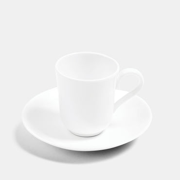 Espresso Cup & Saucer - White